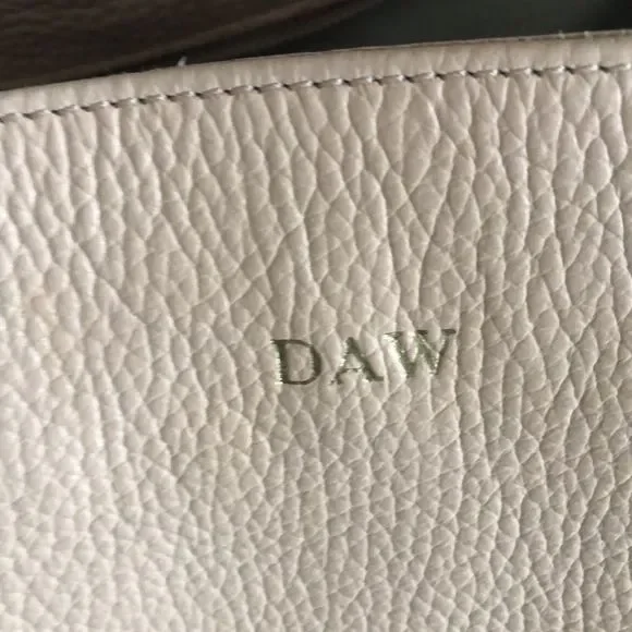 Mark & Graham Cream Satchel with Bamboo Handles - Picture 9 of 16